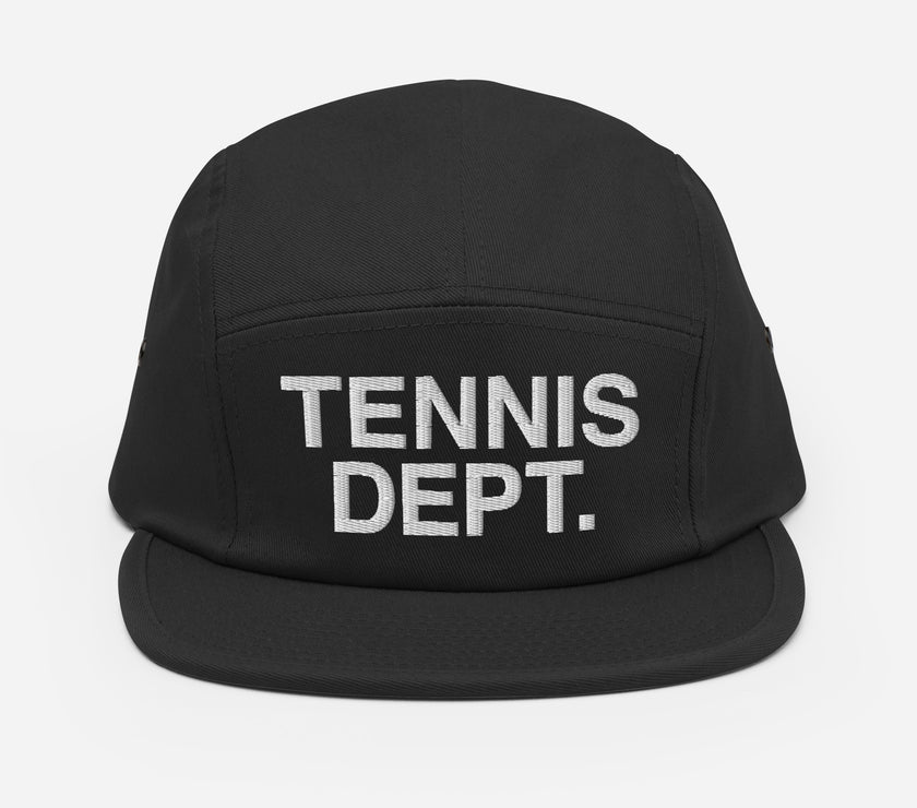 Tennis Dept Five Panel Cap by CoVA Tennis