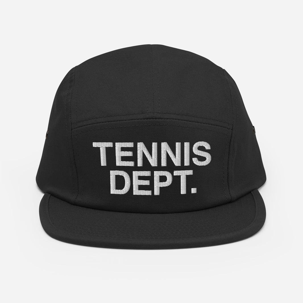 Tennis Dept Five Panel Cap by CoVA Tennis