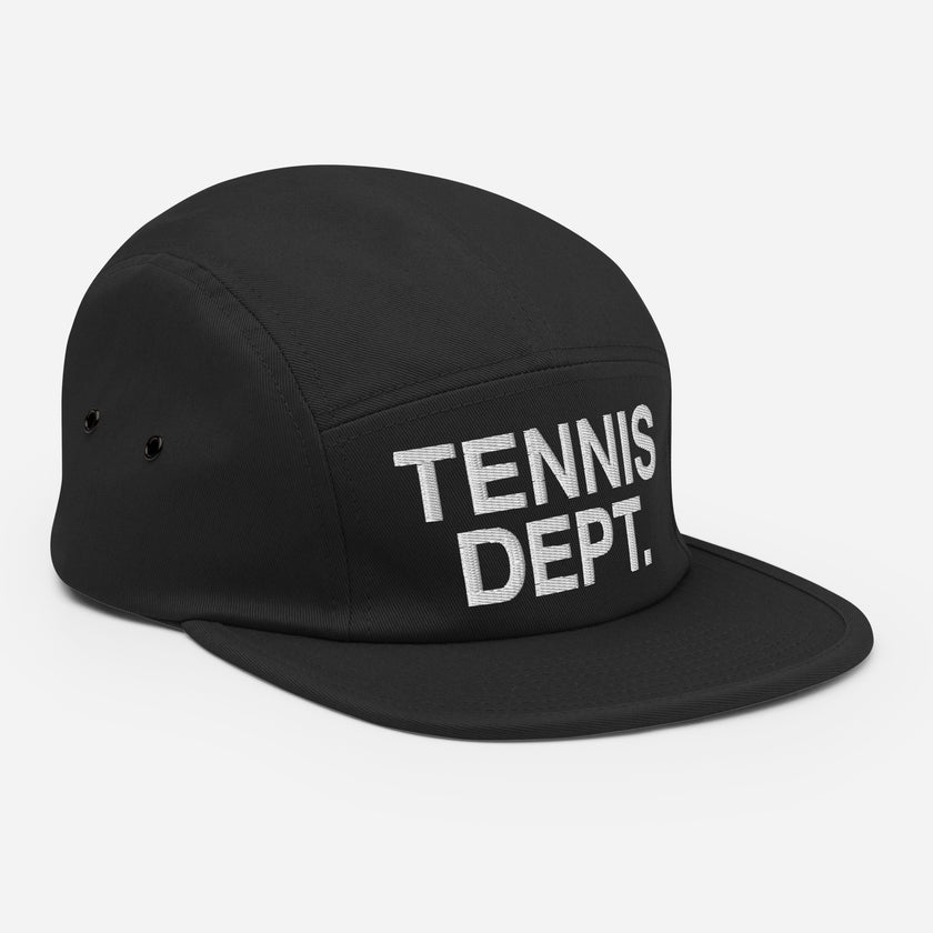 Tennis Dept Five Panel Cap by CoVA Tennis