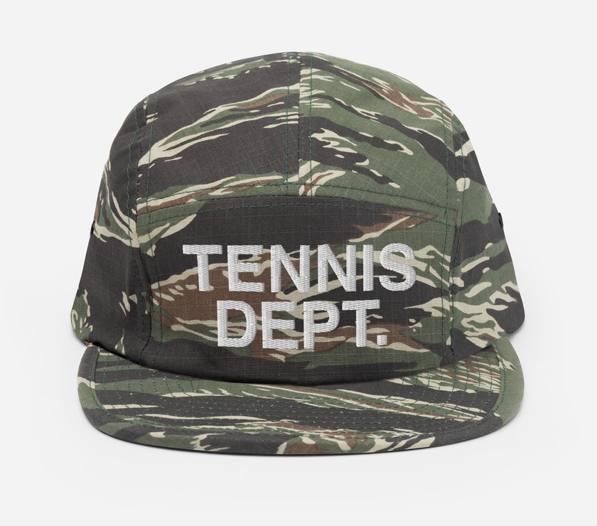 Tennis Dept Five Panel Cap by CoVA Tennis