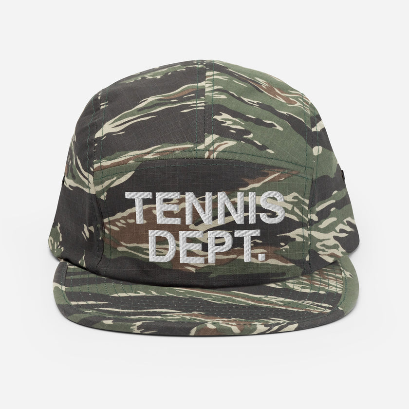 Tennis Dept Five Panel Cap by CoVA Tennis