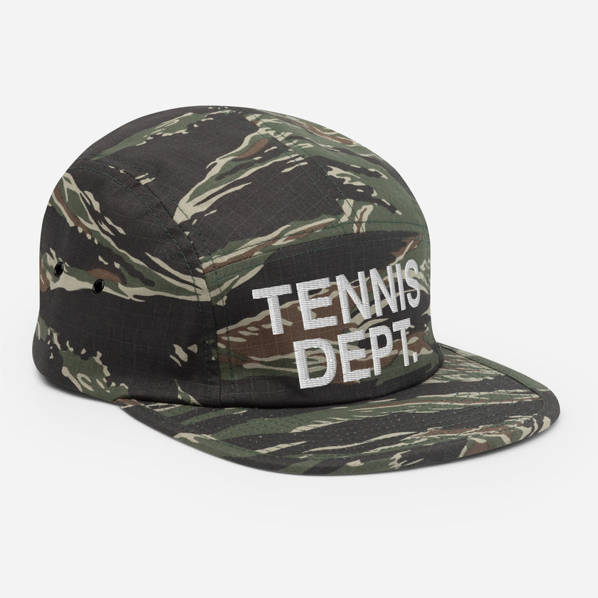 Tennis Dept Five Panel Cap by CoVA Tennis