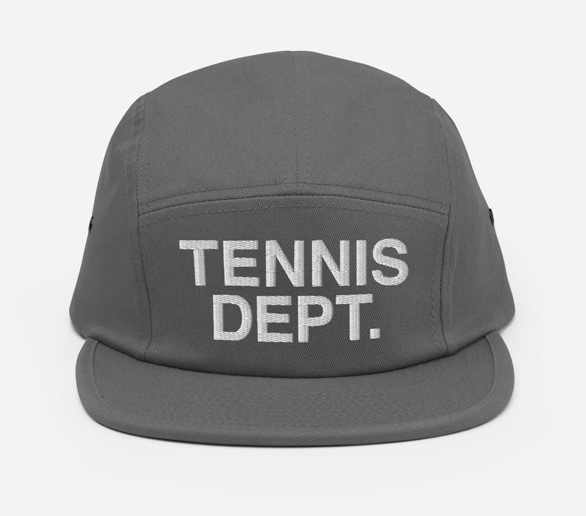 Tennis Dept Five Panel Cap by CoVA Tennis