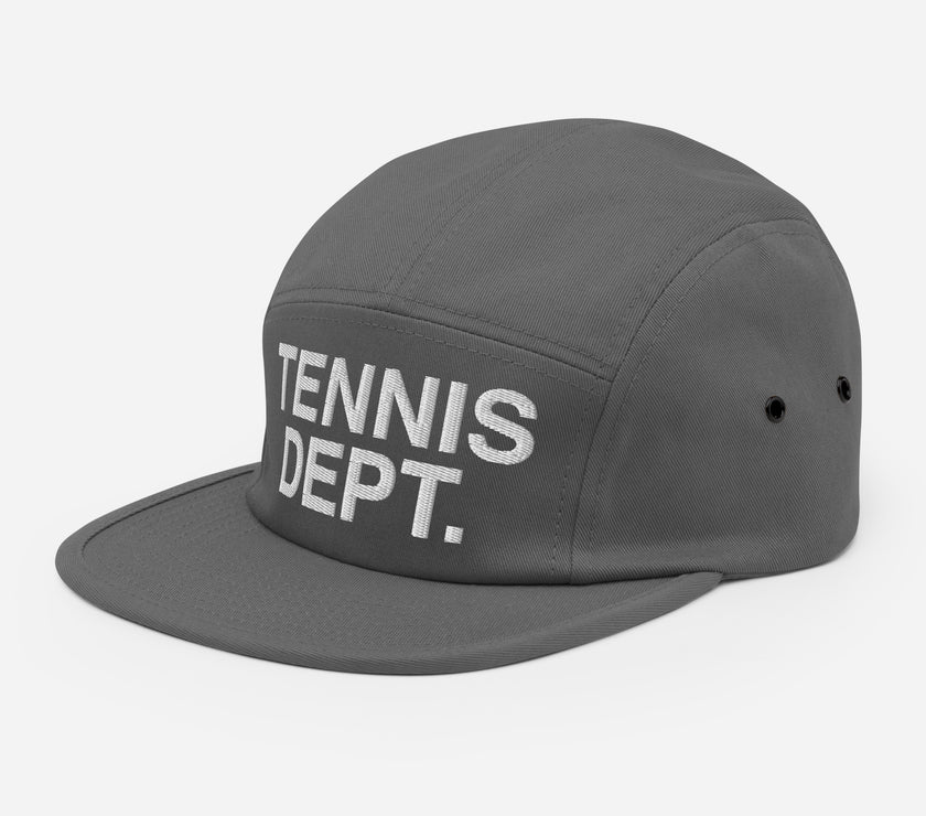 Tennis Dept Five Panel Cap by CoVA Tennis