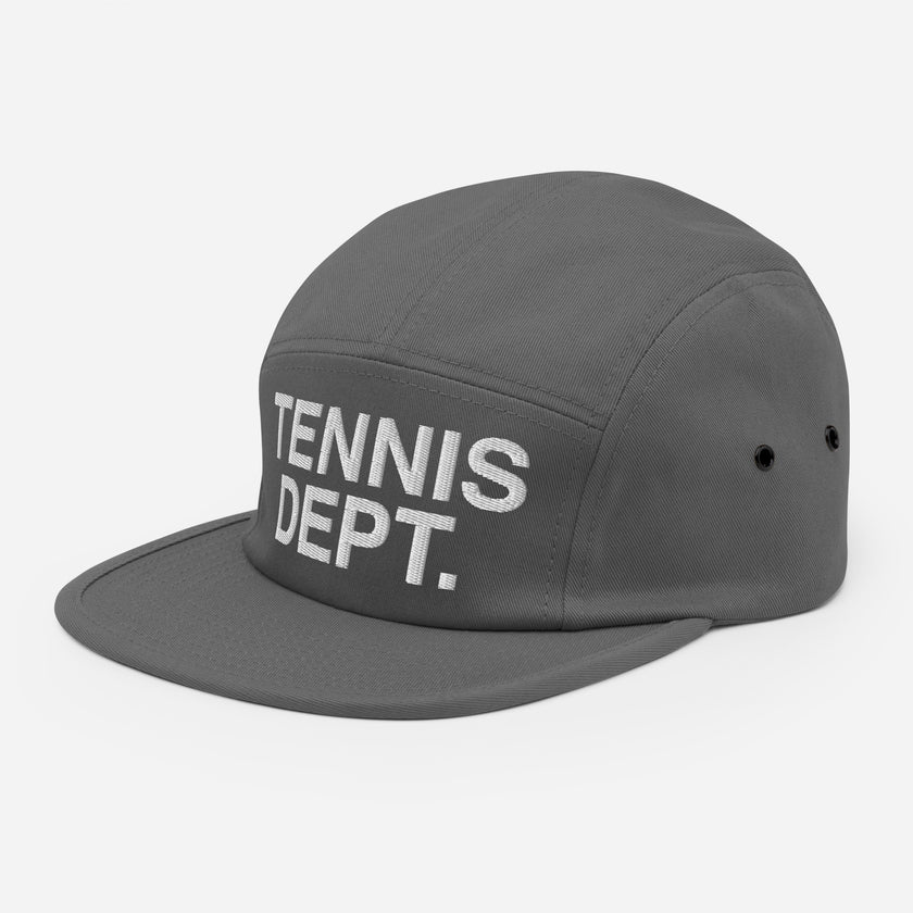 Tennis Dept Five Panel Cap by CoVA Tennis