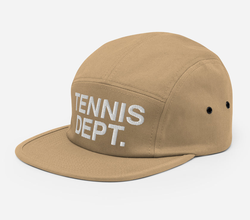 Tennis Dept Five Panel Cap by CoVA Tennis