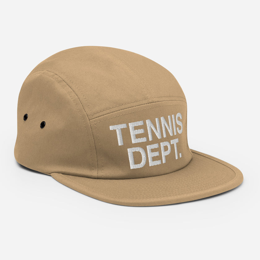 Tennis Dept Five Panel Cap by CoVA Tennis