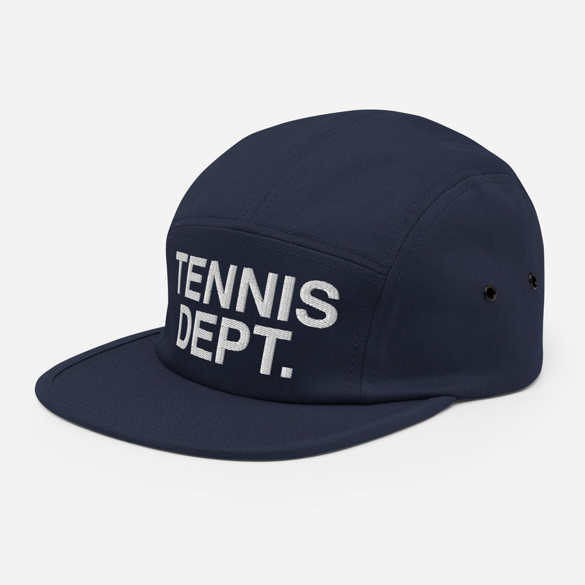 Tennis Dept Five Panel Cap by CoVA Tennis