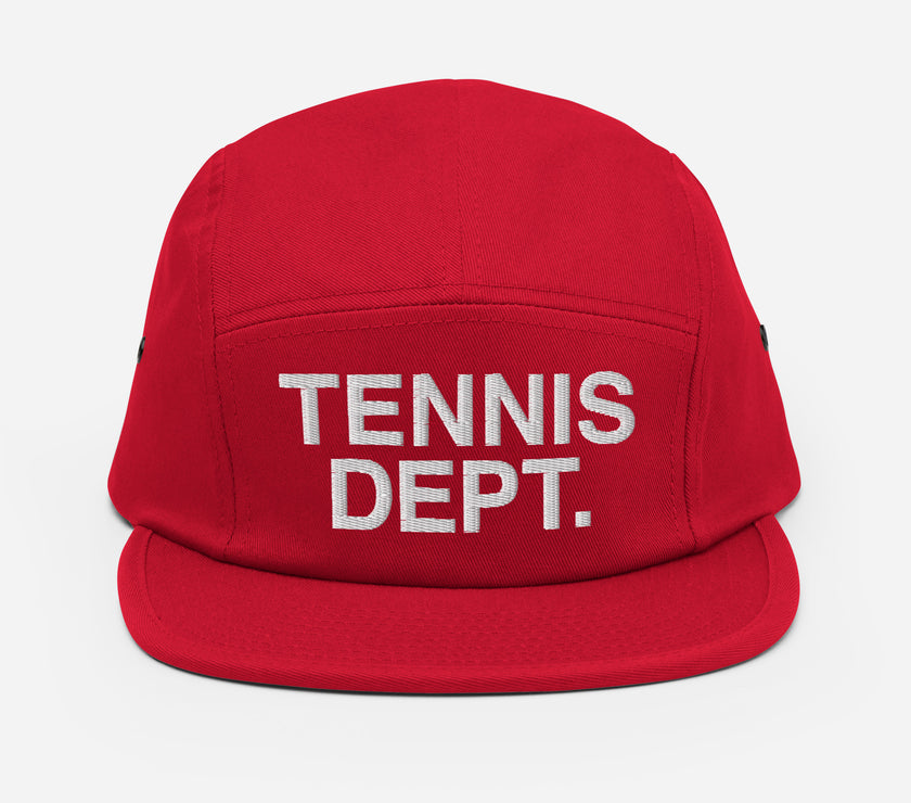 Tennis Dept Five Panel Cap by CoVA Tennis