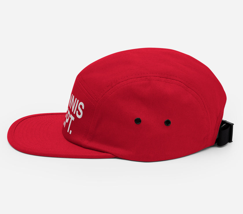 Tennis Dept Five Panel Cap by CoVA Tennis