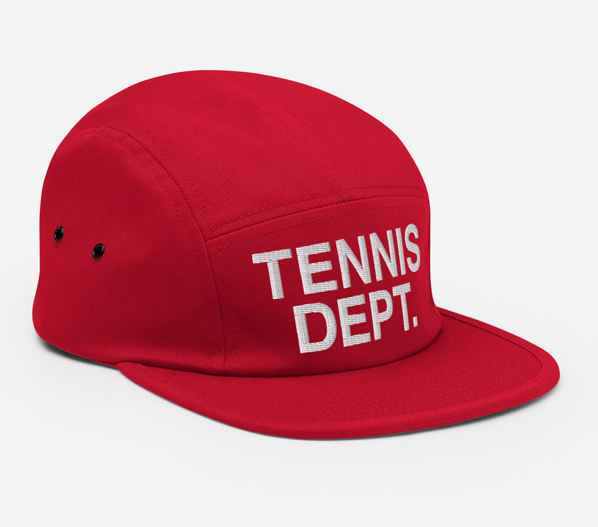 Tennis Dept Five Panel Cap by CoVA Tennis