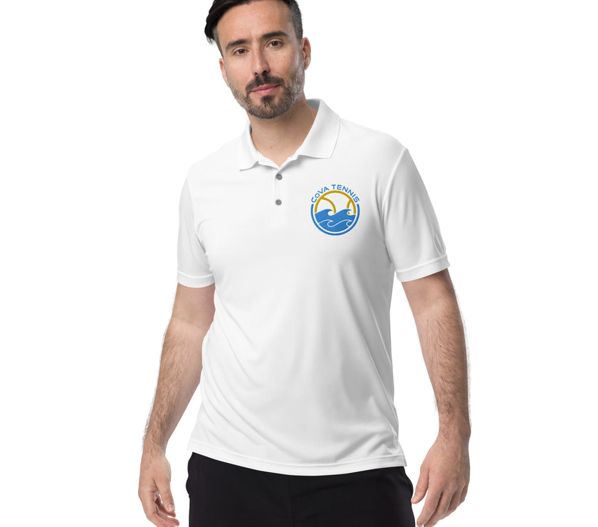 CoVA Tennis Ball & Waves Logo adidas performance polo shirt