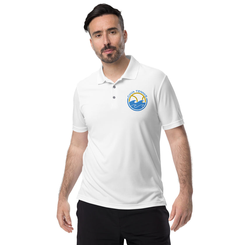 CoVA Tennis Ball & Waves Logo adidas performance polo shirt