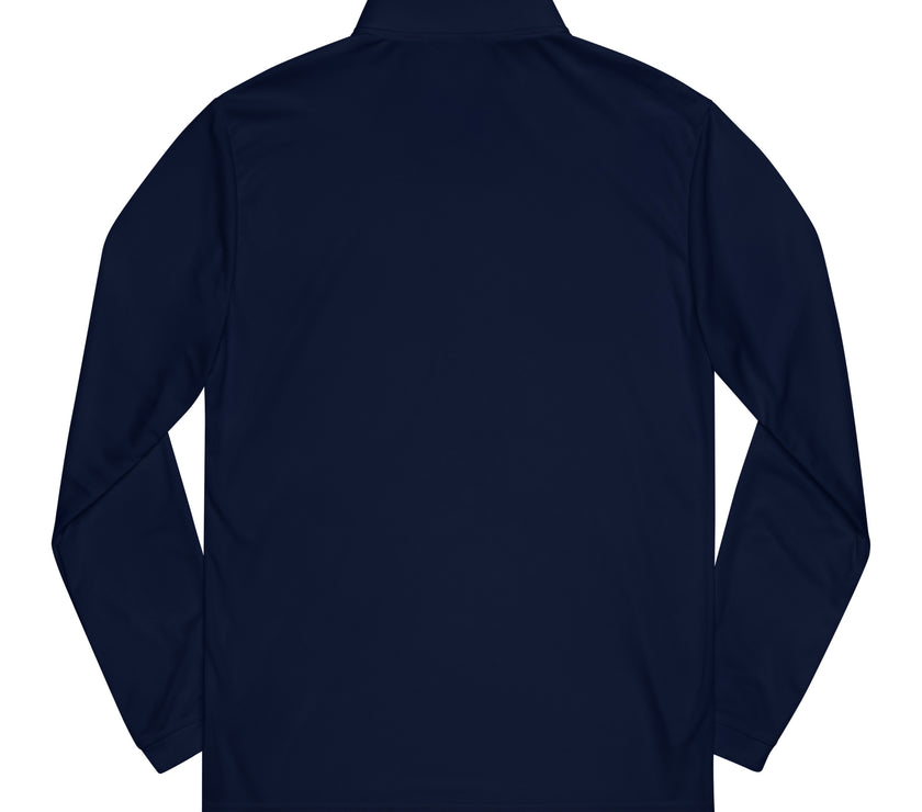 CoVA Tennis Ball & Waves Logo Quarter zip pullover