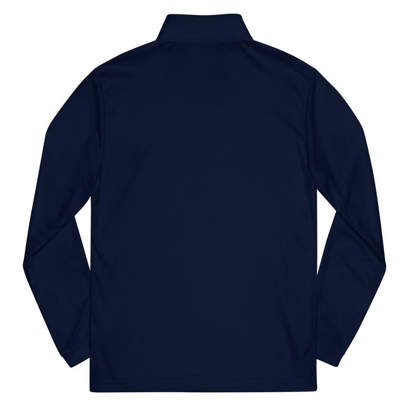 CoVA Tennis Ball & Waves Logo Quarter zip pullover