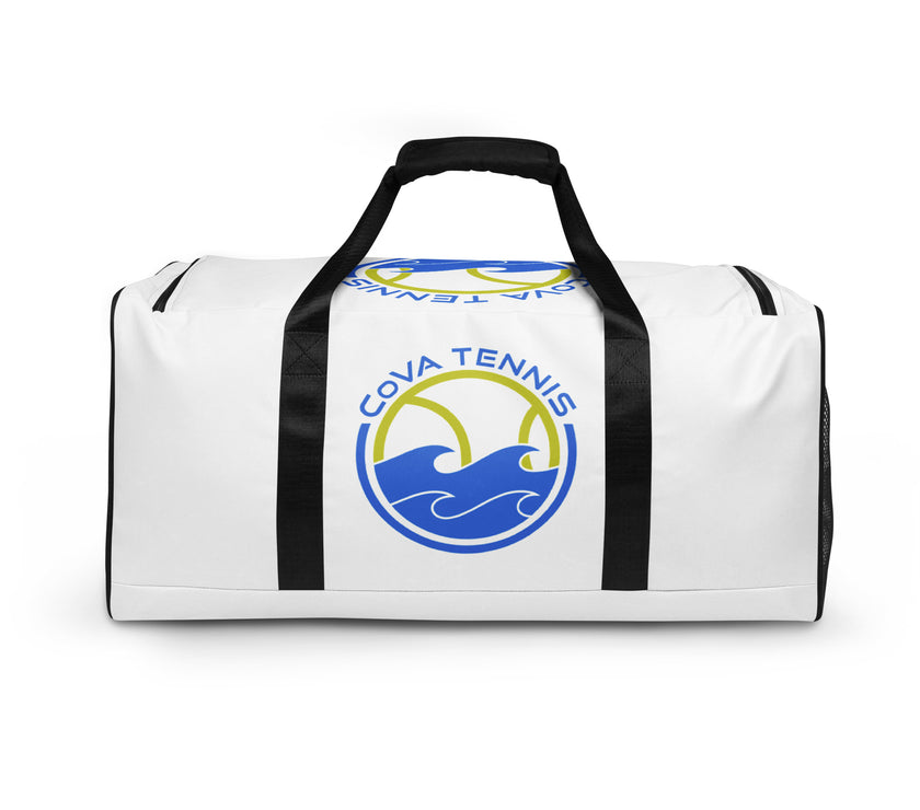 CoVA Tennis Ball & Waves Logo Duffle bag