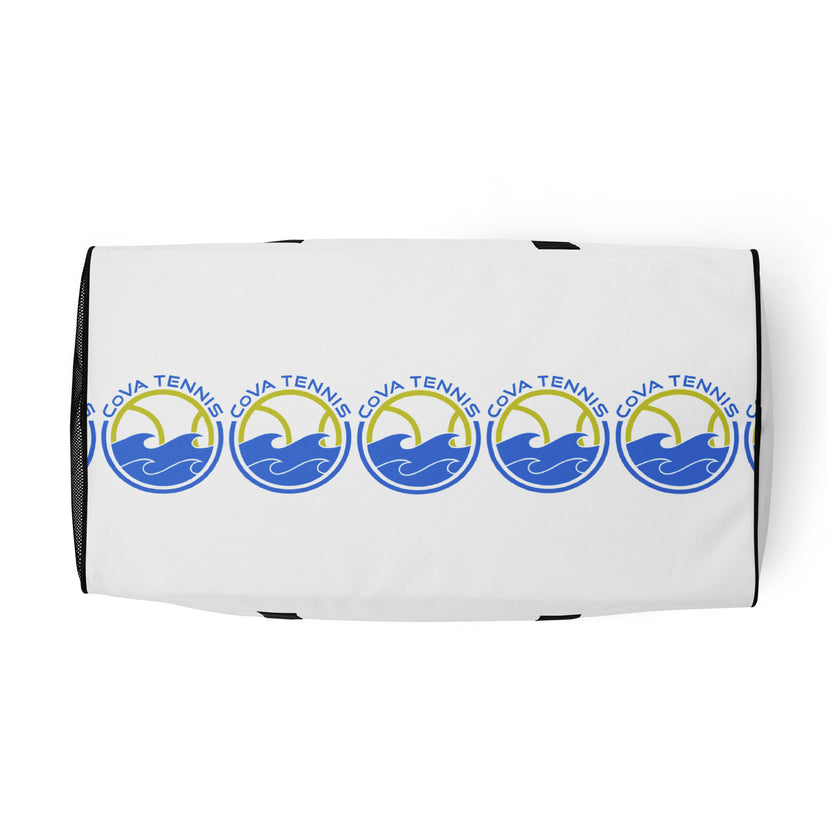 CoVA Tennis Ball & Waves Logo Duffle bag