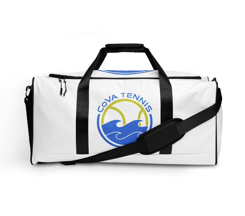 CoVA Tennis Ball & Waves Logo Duffle bag