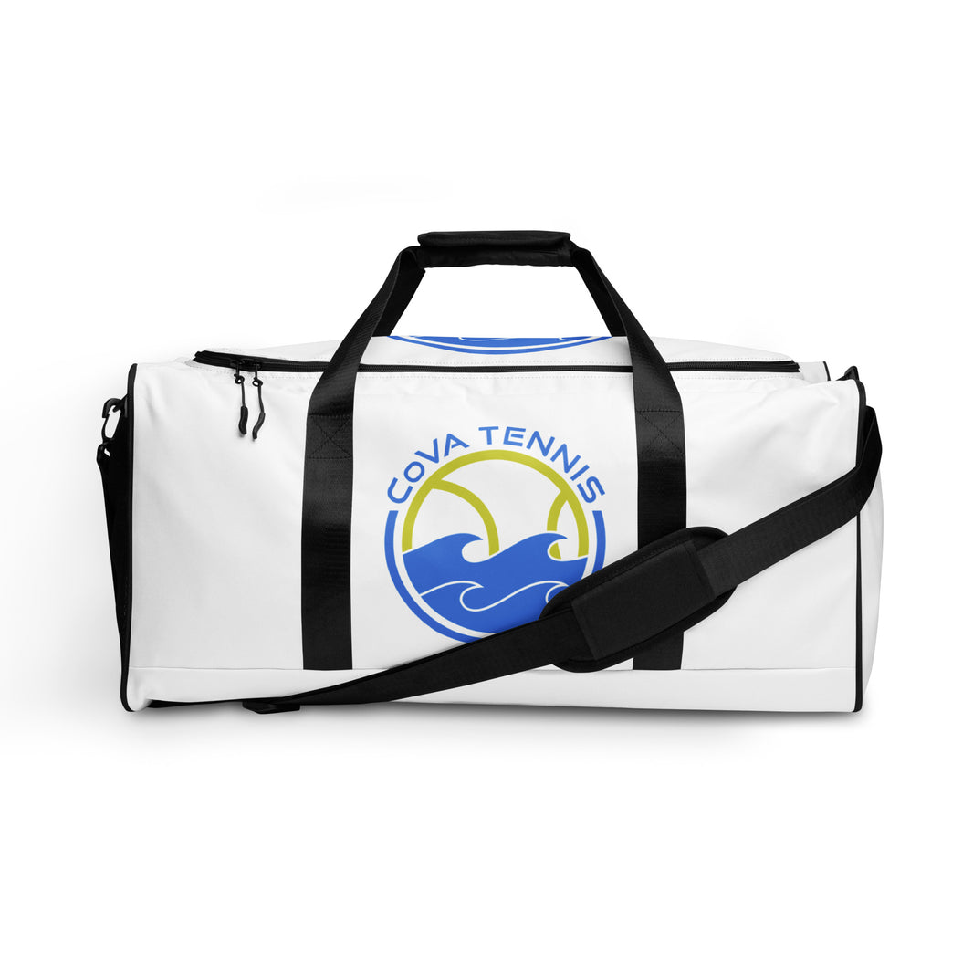 CoVA Tennis Ball & Waves Logo Duffle bag