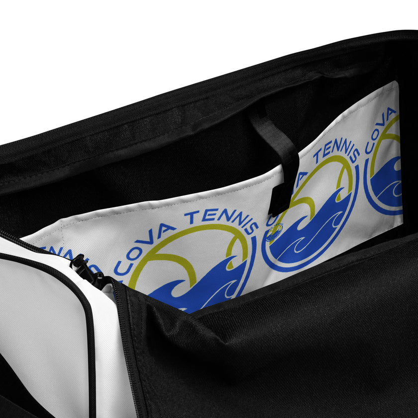 CoVA Tennis Ball & Waves Logo Duffle bag