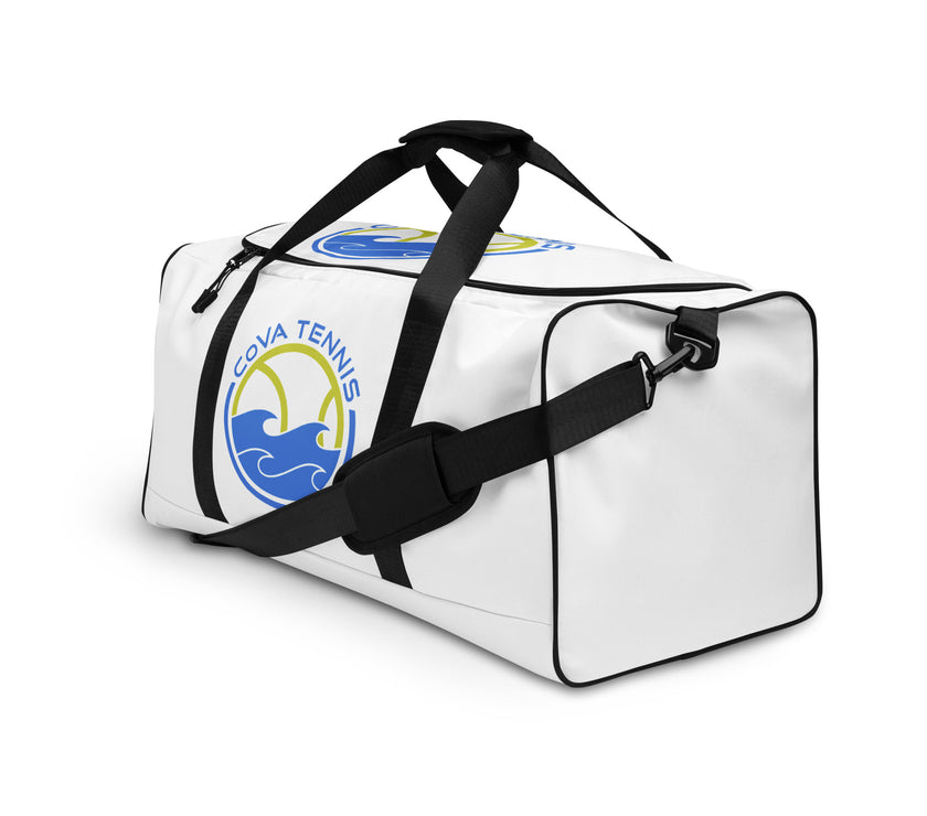 CoVA Tennis Ball & Waves Logo Duffle bag