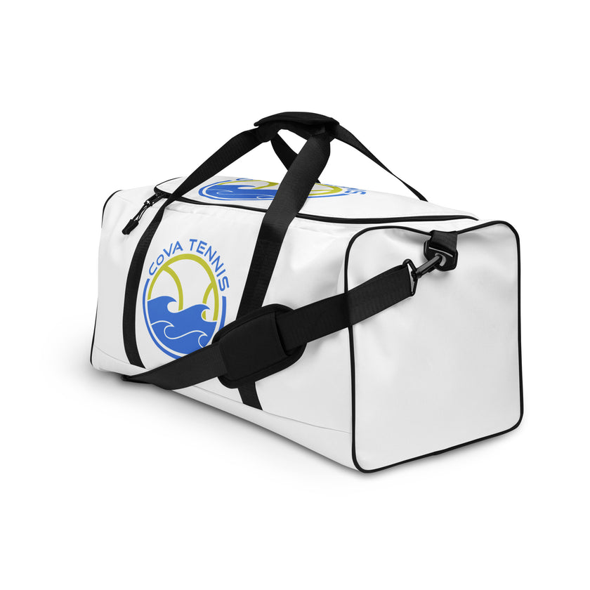 CoVA Tennis Ball & Waves Logo Duffle bag