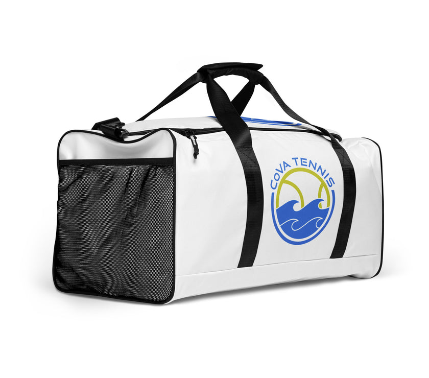 CoVA Tennis Ball & Waves Logo Duffle bag