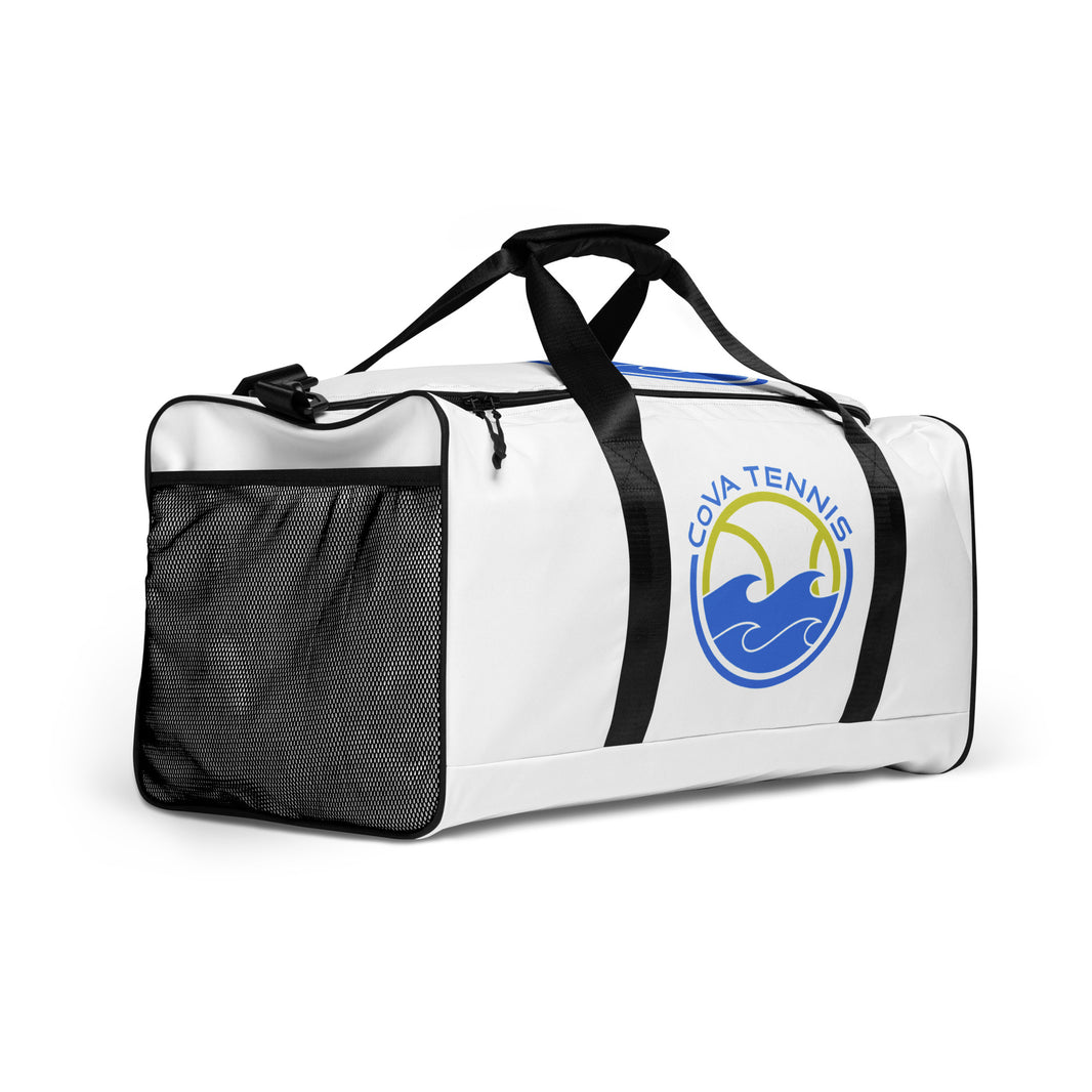 CoVA Tennis Ball & Waves Logo Duffle bag