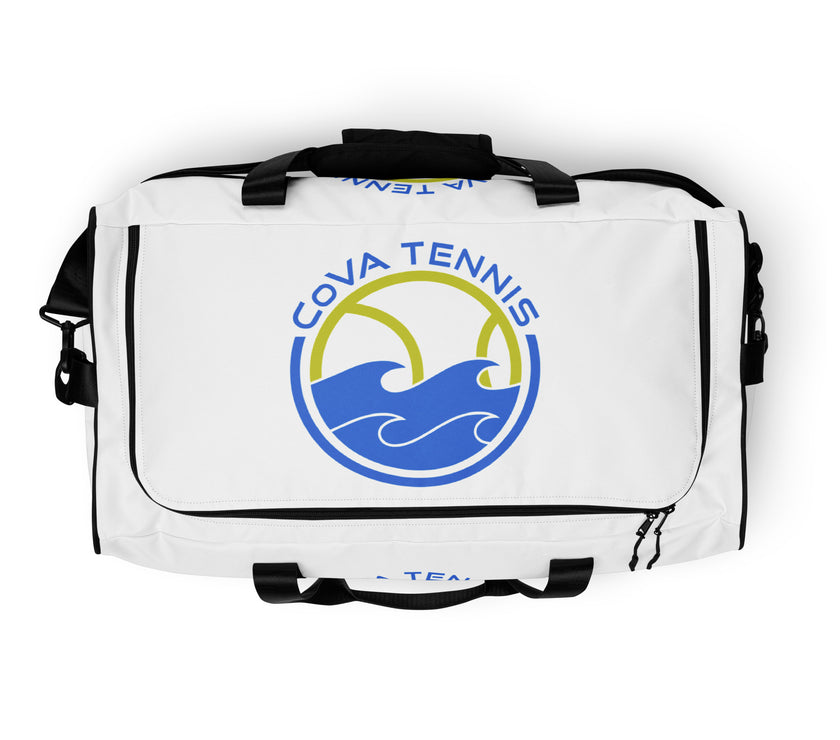 CoVA Tennis Ball & Waves Logo Duffle bag