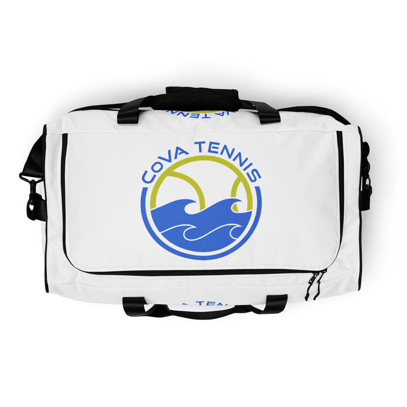 CoVA Tennis Ball & Waves Logo Duffle bag