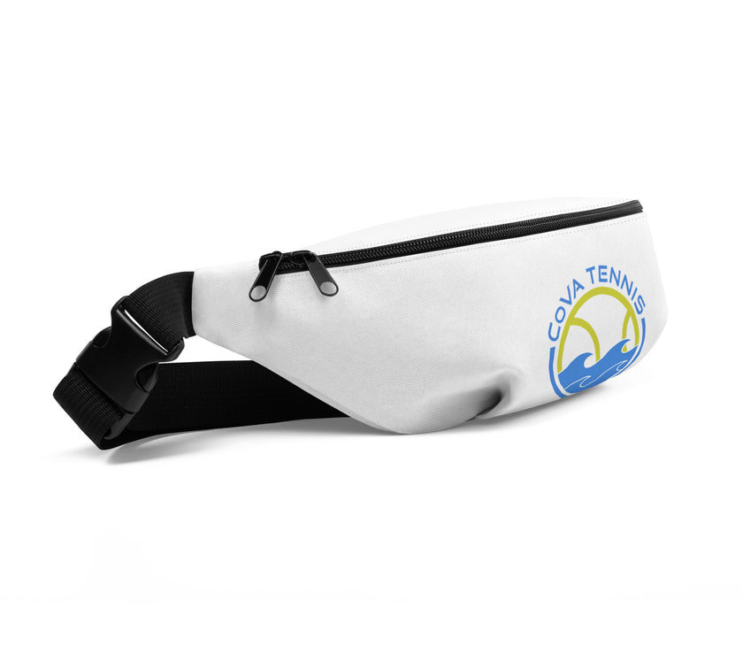 CoVA Tennis Ball & Waves Logo Fanny Pack