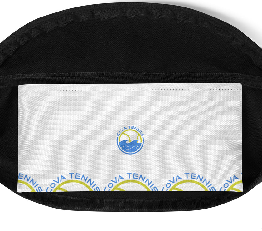 CoVA Tennis Ball & Waves Logo Fanny Pack