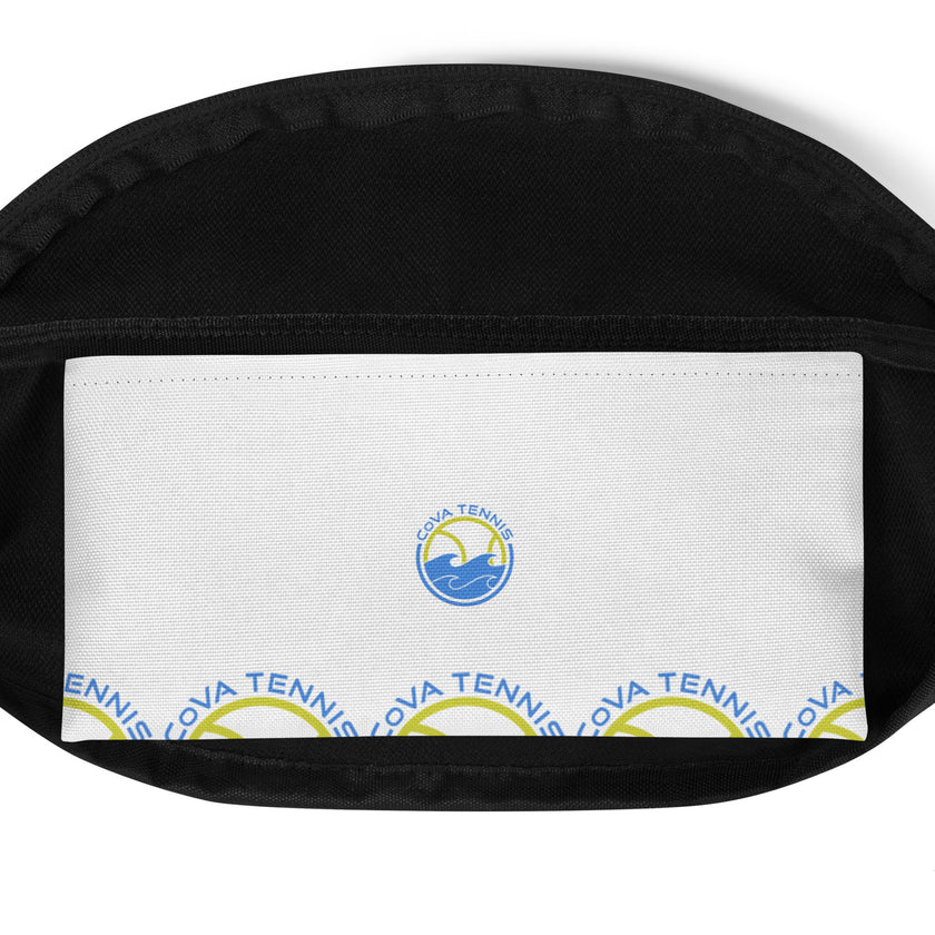 CoVA Tennis Ball & Waves Logo Fanny Pack