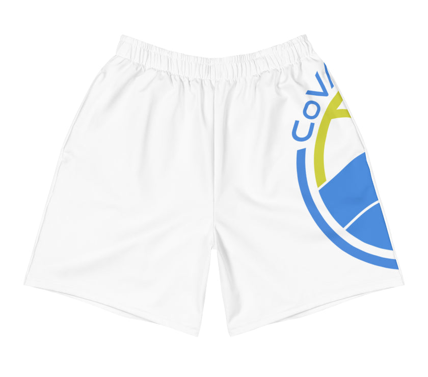 CoVA Tennis Ball & Waves Logo Men's Recycled Athletic Shorts