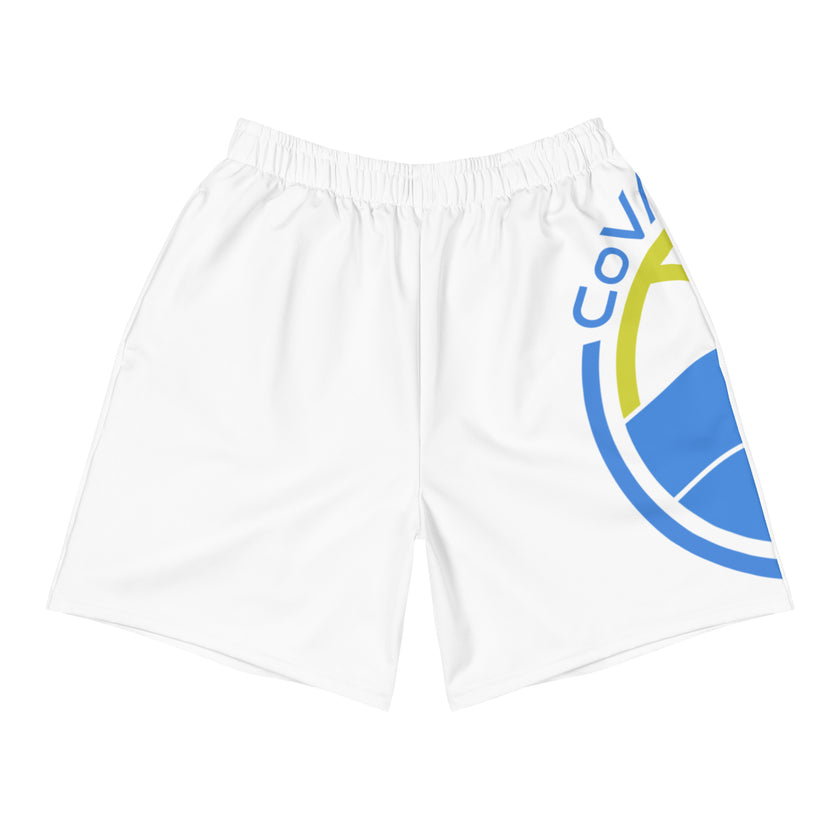 CoVA Tennis Ball & Waves Logo Men's Recycled Athletic Shorts