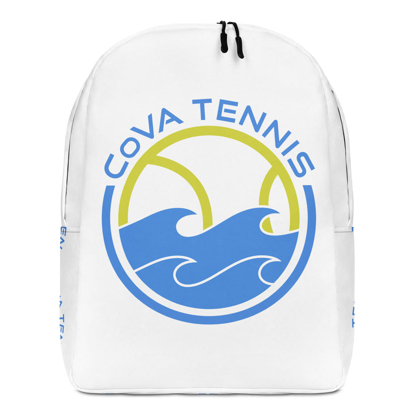 CoVA Tennis Ball & Waves Logo Minimalist Backpack