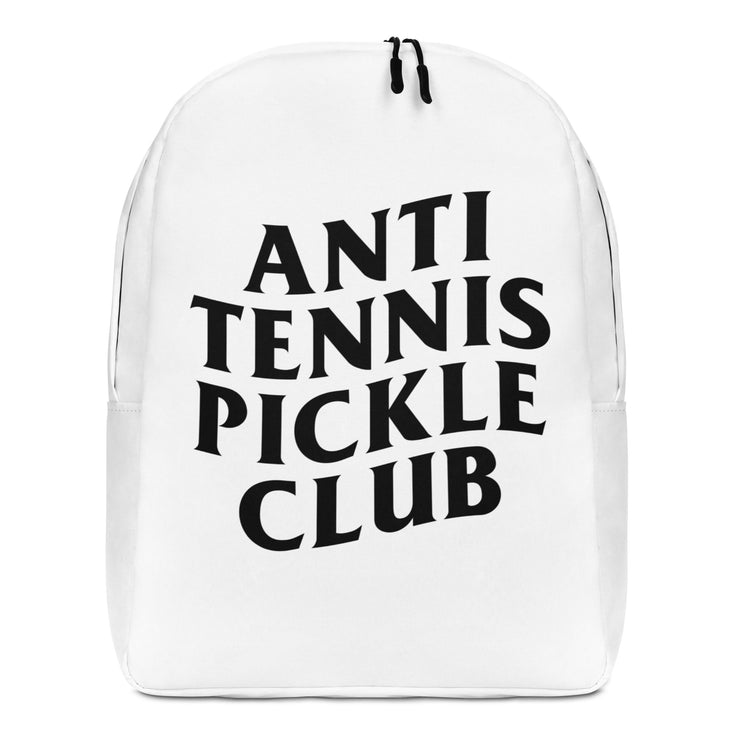 Anti Tennis Pickleball Club Minimalist Backpack