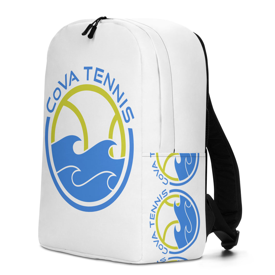 CoVA Tennis Ball & Waves Logo Minimalist Backpack