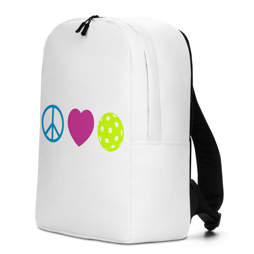 Peace Love Pickleball Minimalist Backpack