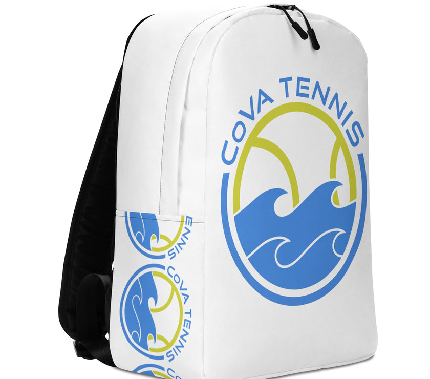 CoVA Tennis Ball & Waves Logo Minimalist Backpack