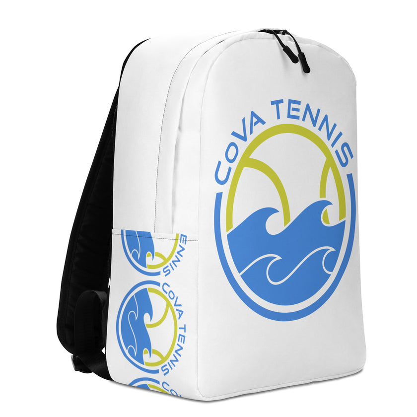 CoVA Tennis Ball & Waves Logo Minimalist Backpack