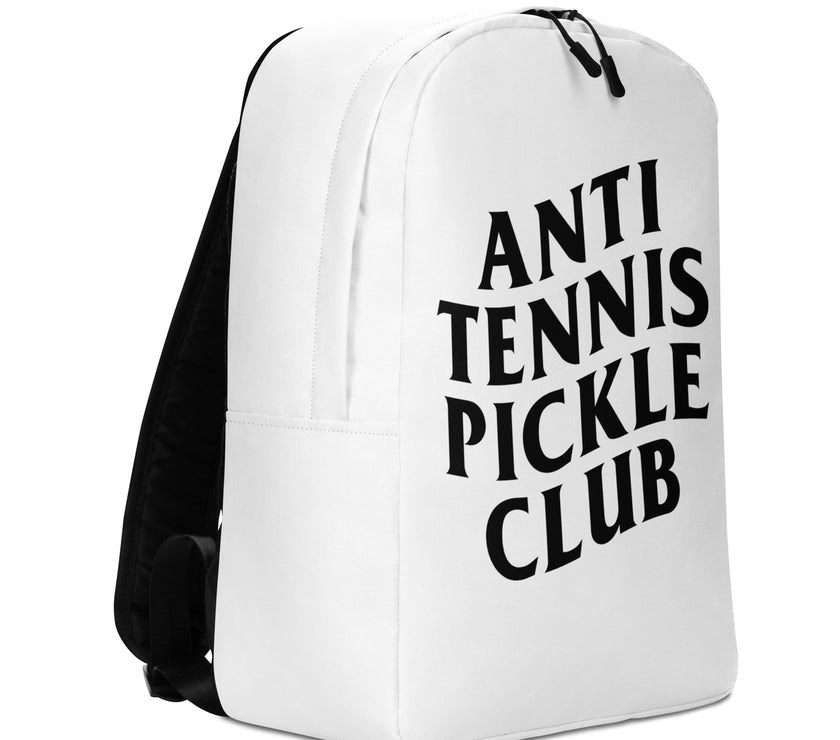 Anti Tennis Pickleball Club Minimalist Backpack