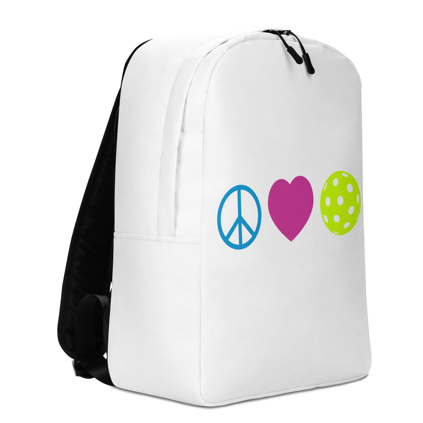 Peace Love Pickleball Minimalist Backpack