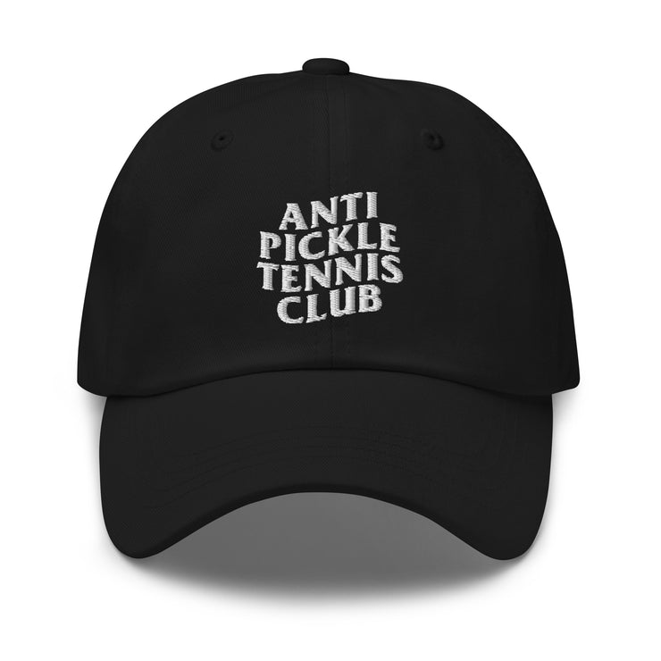 Anti Pickleball Tennis Club Dad hat by CoVA Tennis