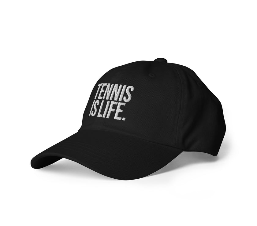 Tennis is LIfe Dad hat by CoVA Tennis