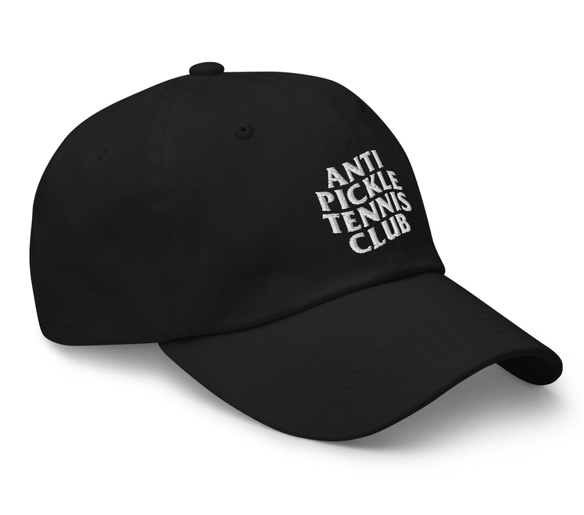 Anti Pickleball Tennis Club Dad hat by CoVA Tennis