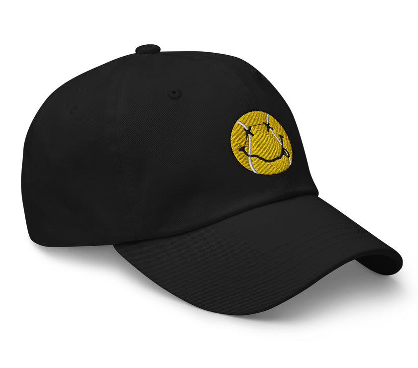 Smiling Tennis Ball by CoVA Tennis Dad hat