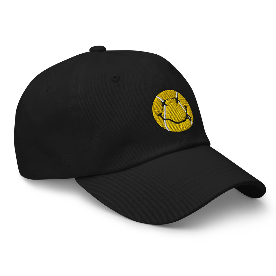 Smiling Tennis Ball by CoVA Tennis Dad hat