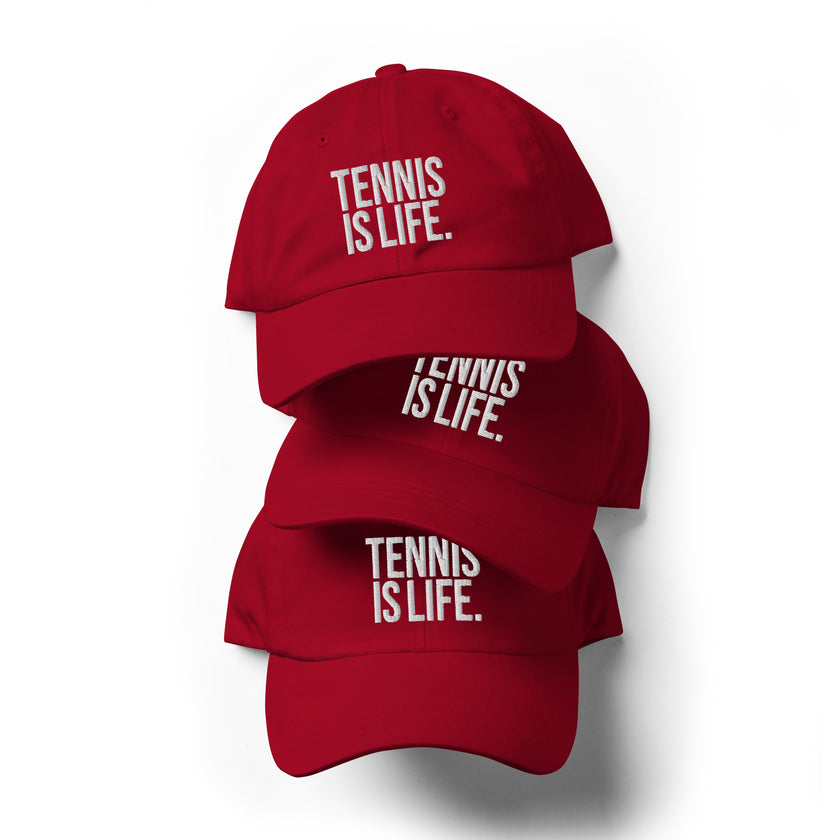 Tennis is LIfe Dad hat by CoVA Tennis