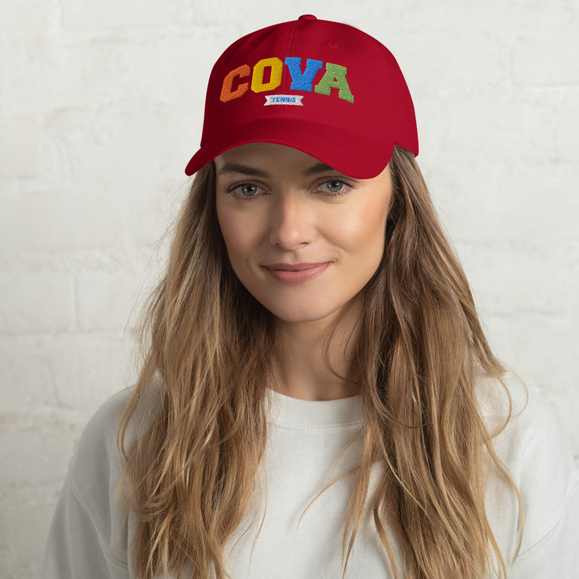 CoVA Tennis Rainbow Dad hat